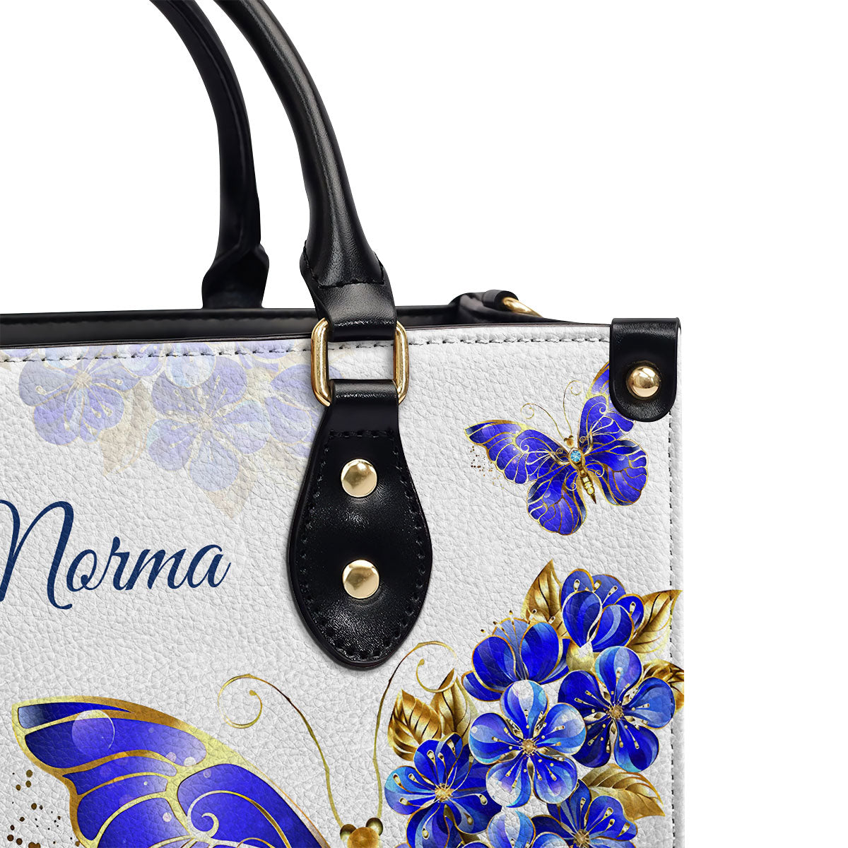 Jesuspirit | Nehemiah 8:10 | The Joy Of The Lord Is My Strength | Bible Verse Gifts For Christian Women | Personalized Leather Handbag With Handle LHBH743B
