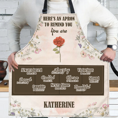 Here's An Apron To Remind You | Personalized Apron With Pocket