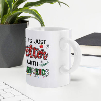 Grandma Claus | Personalized White Ceramic Mug JSCCMPHN2189M
