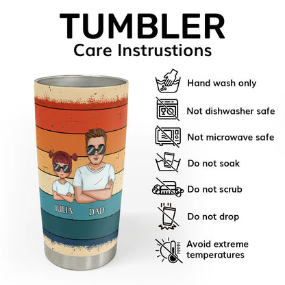 Like Father Like Daughter/Son | Personalized Stainless Steel Tumbler JSSSTH847