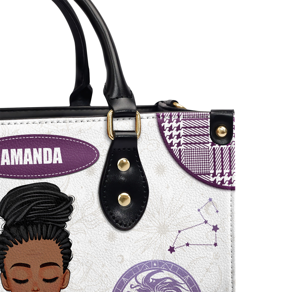 I Can Do All Things Through Christ Who Strengthens Me | Personalized Leather Handbag JSLHBPTN1325D