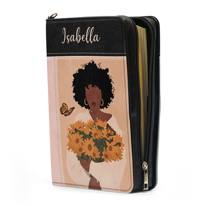 Lovely Personalized Bible Cover - I Put My Faith In God HHN390