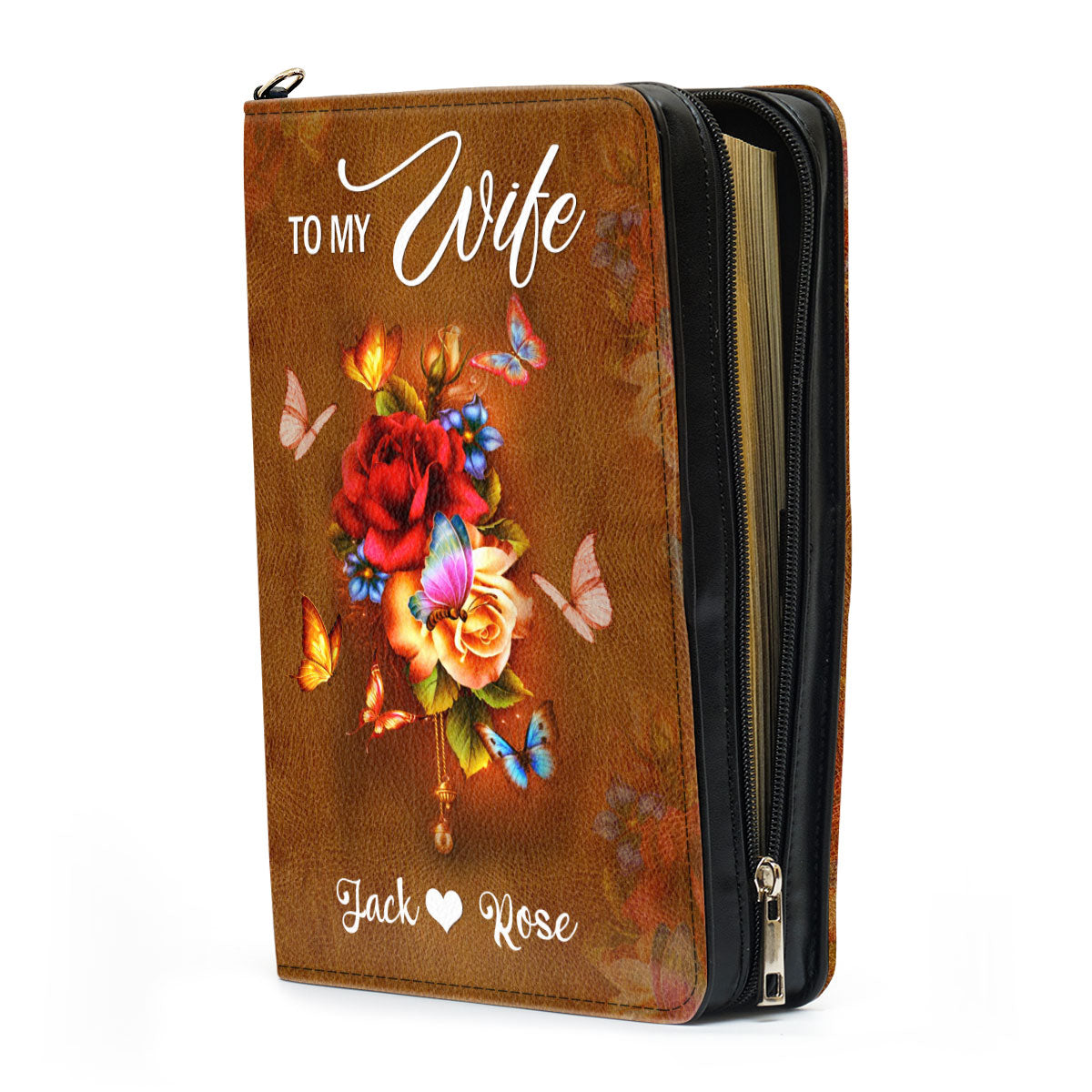 Beautiful Personalized Bible Cover - Best Gift For Wife NUH268