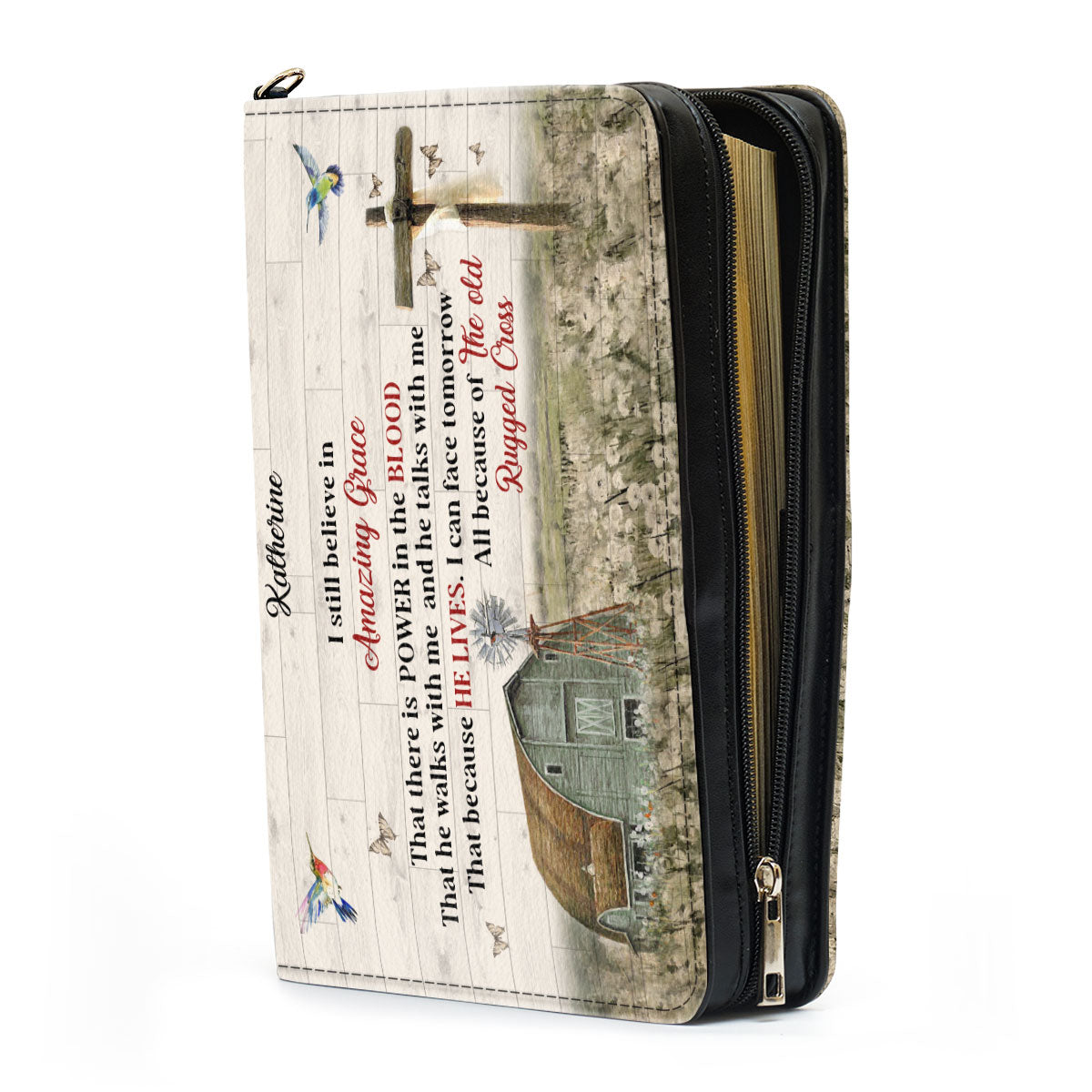 Must-Have Personalized Bible Cover - I Still Believe In Amazing Grace NUHN145F