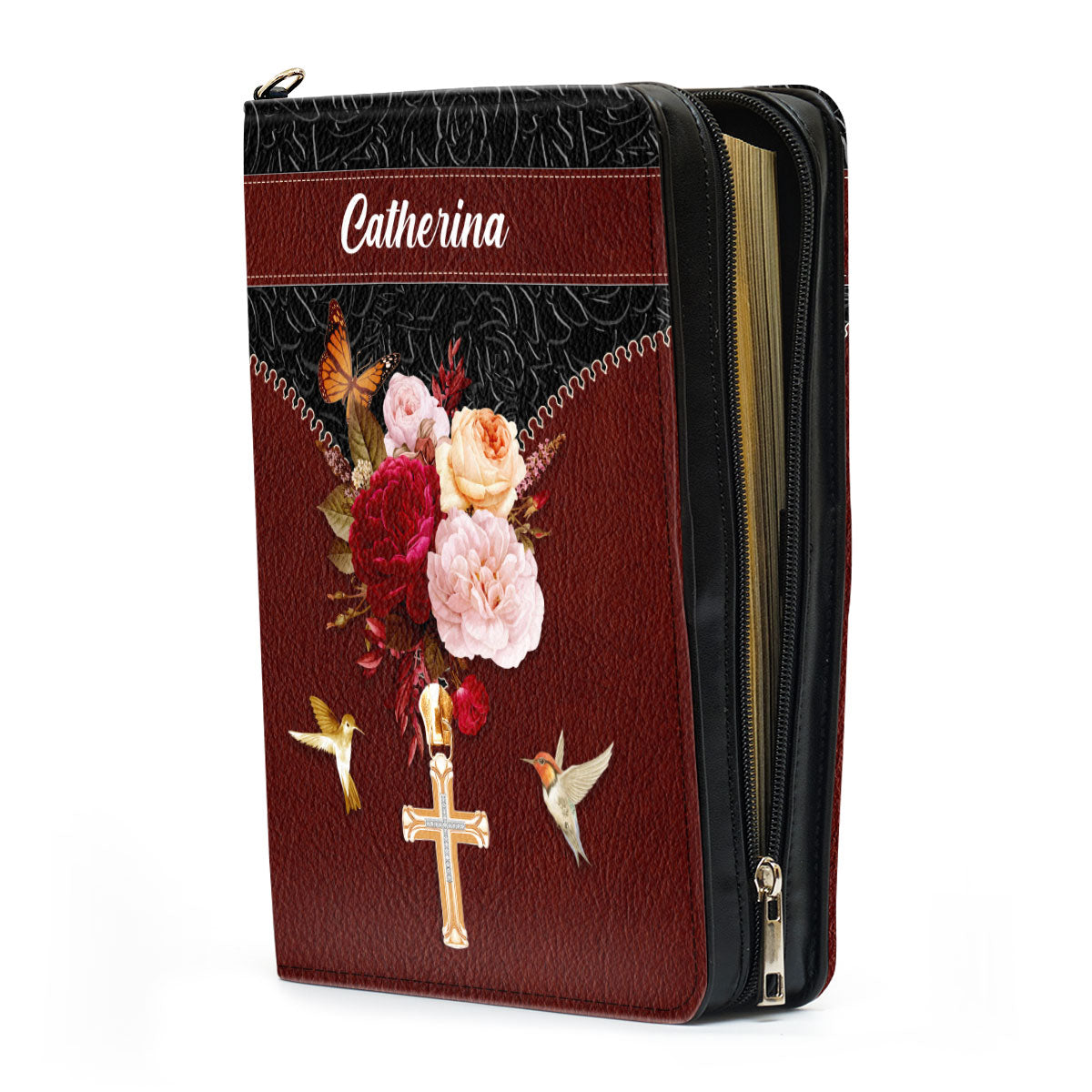 For I Am Not Ashamed Of The Gospel - Meaningful Personalized Bible Cover NUM467A