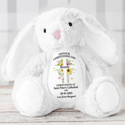 Christening | Personalized Stuffed Bunny