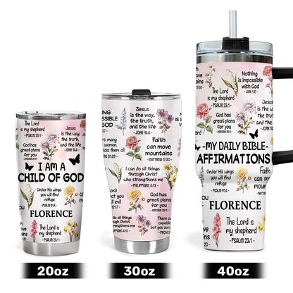 Bible Verse Do It Yourself | Personalized Stainless Steel Tumbler