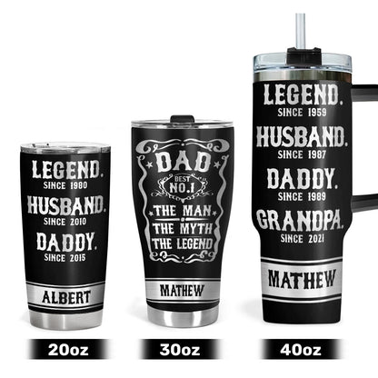 The Man The Myth The Legend | Personalized Stainless Steel Tumbler SSTN14