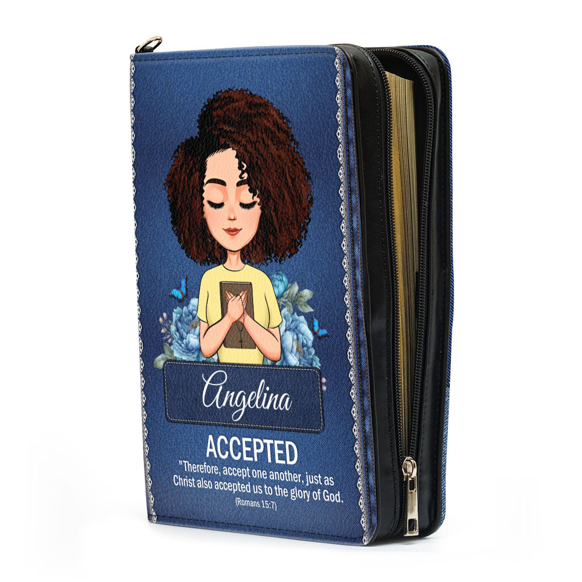 Meaning Of Your Name | Personalized Bible Cover JSBCPH1217D