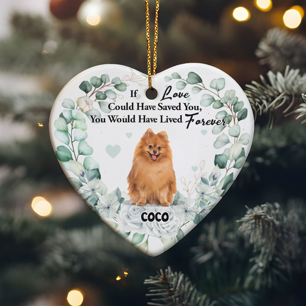 Not All Angels Have Wings Some Have Whiskers | Personalized Heart Shaped Ceramic Ornament JSHCOPT2290TA