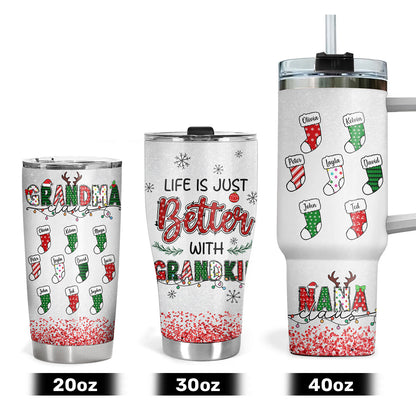 Grandma Claus | Personalized Stainless Steel Tumbler JSSSTPHN2194M