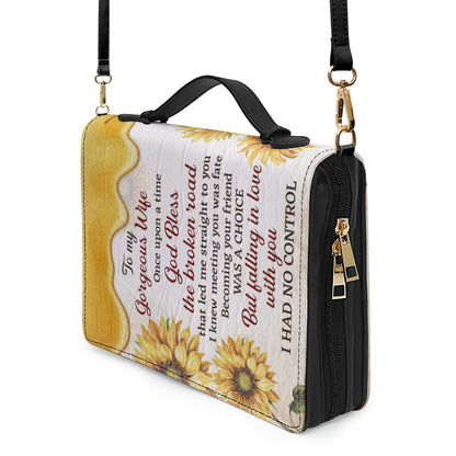To My Gorgeous Wife - Lovely Personalized Bible Cover AHN244