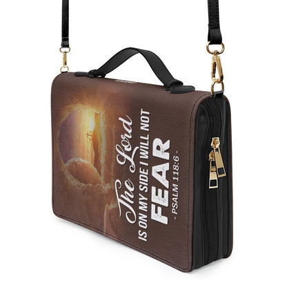 I Will Not Fall - Lion And Lamb Personalized Bible Cover H04