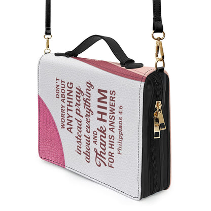 Jesuspirit Personalized Bible Cover | Rose Leather Bible Case | Church Ladies Gift NUH326A