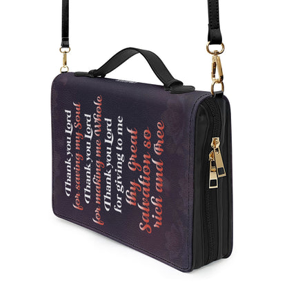 Thank You Lord - Special Personalized Bible Cover NUH459