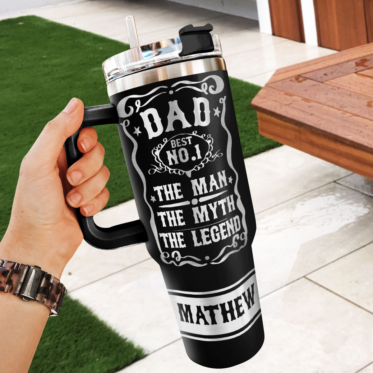 The Man The Myth The Legend | Personalized Stainless Steel Tumbler SSTN14