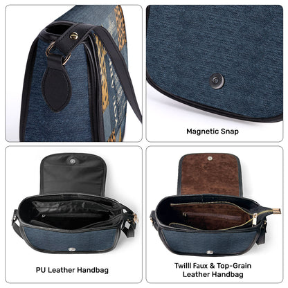 You Are Made For A Purpose - Personalized Leather Saddle Bag LHBM720