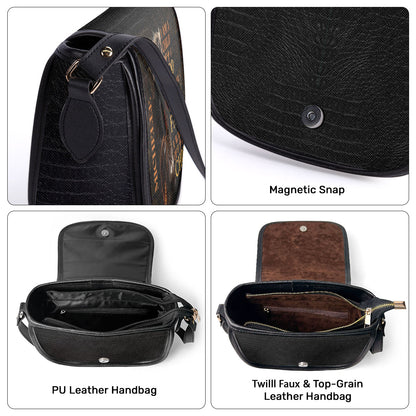 I Am A Child Of God - Personalized Leather Saddle Bag LHBM725