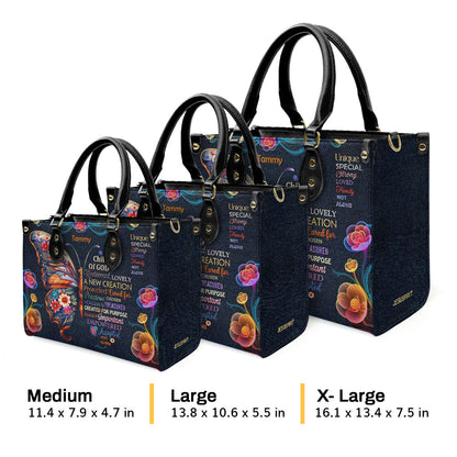 Jesuspirit | Personalized Leather Handbag With Zipper | Child Of God LHBM719