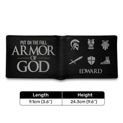 Armor Of God | Personalized Folded Wallet For Men JSLFWH862