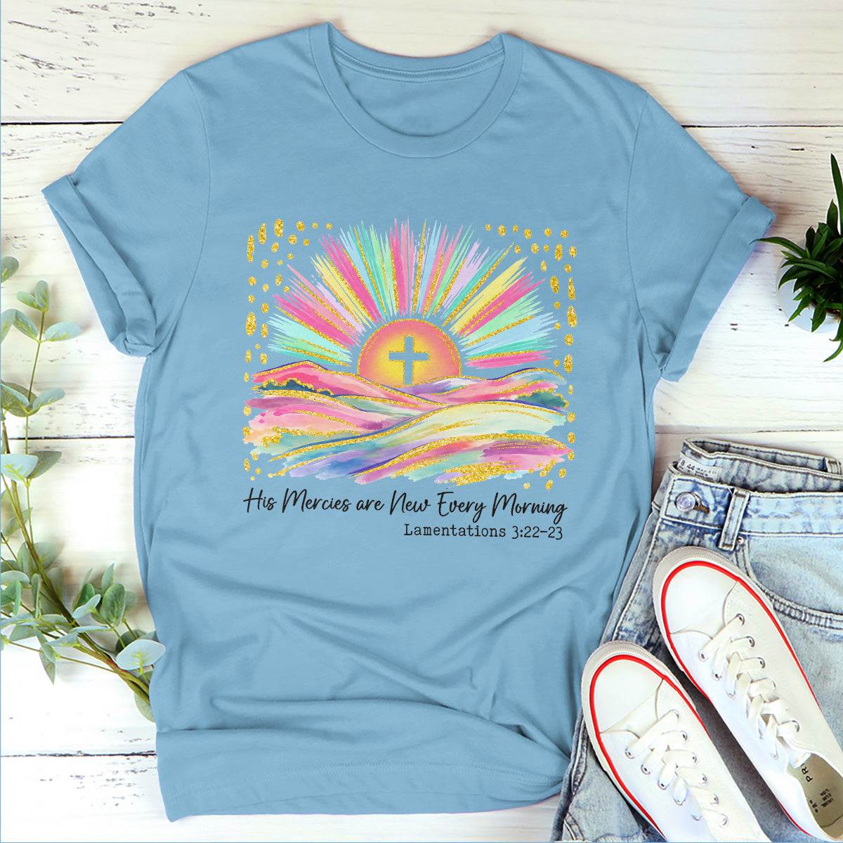 His Mercies Are New Every Morning |  2D Unisex T-shirt