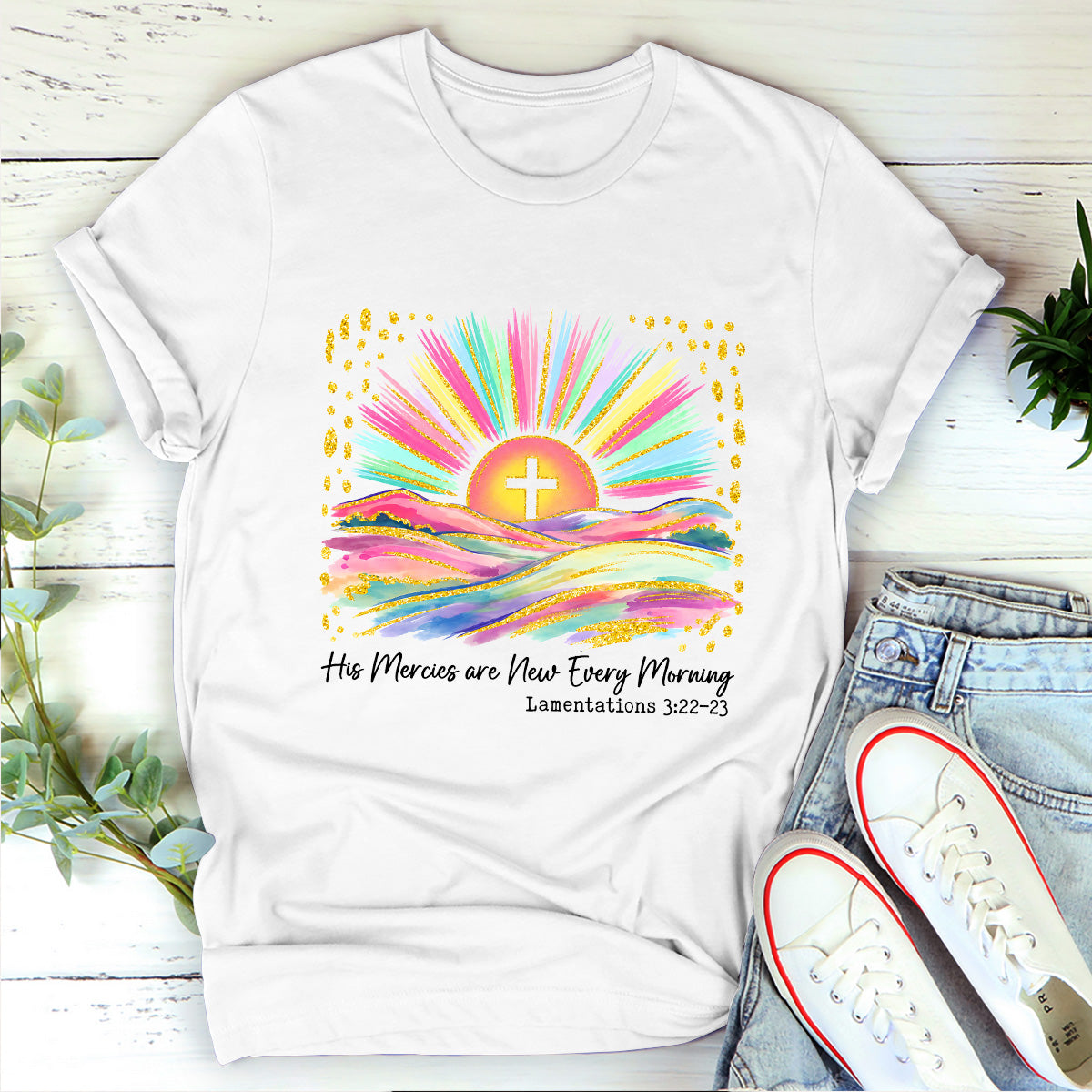 His Mercies Are New Every Morning |  2D Unisex T-shirt