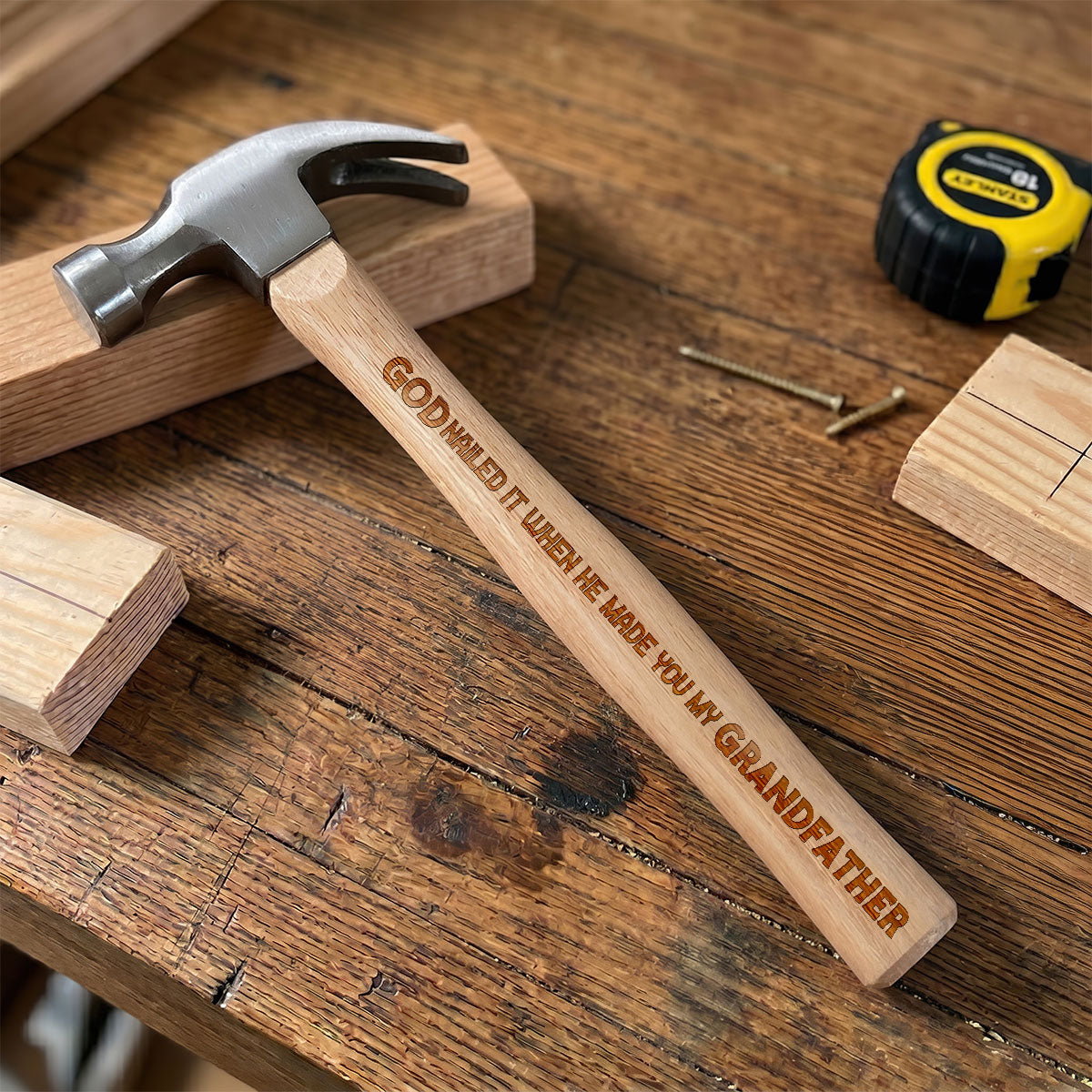 God Nailed It | Personalized Wooden Hammer