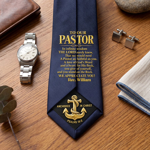 In Infinite Wisdom The Lord Surely Knew | Personalized Men Tie