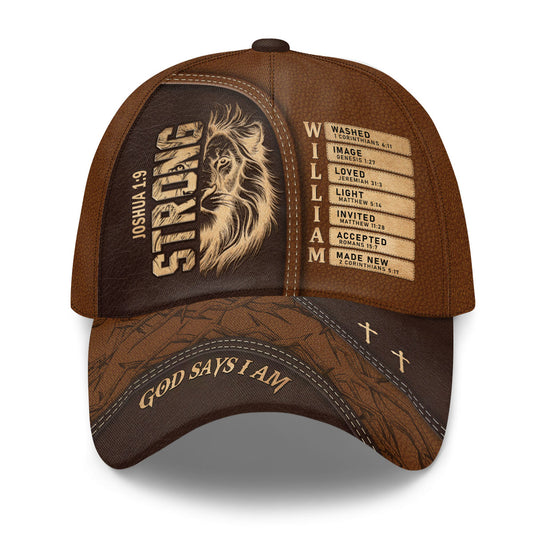 Man Of God Lion | Personalized Classic Cap