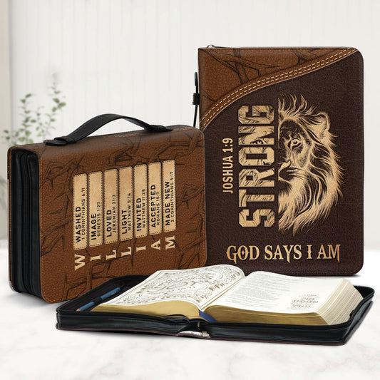 Man Of God Lion | Personalized Bible Cover