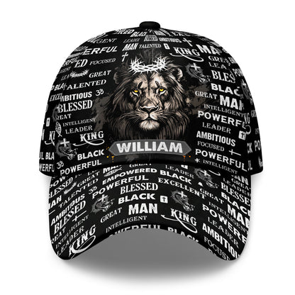 God Says I Am Black Man | Personalized Classic Cap