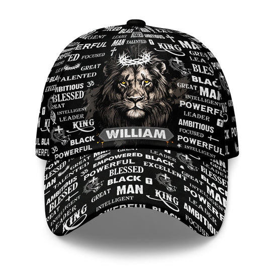 God Says I Am Black Man | Personalized Classic Cap