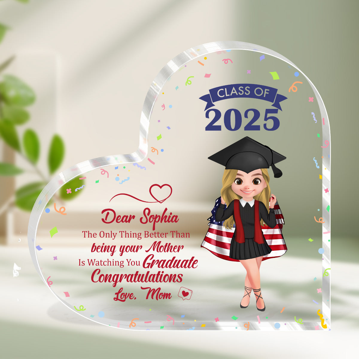 Better Than Being Your Mom | Personalized Custom Shaped Squared Acrylic Plaque
