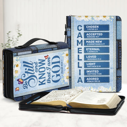 Be Still And Know That I Am God | Personalized Bible Cover