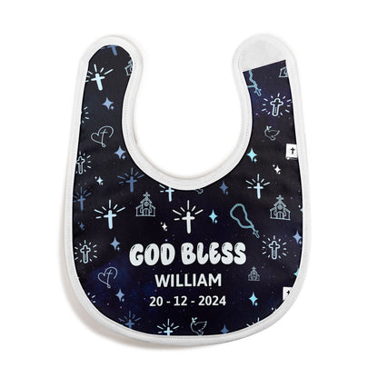 God Bless | Personalized Baby Bib