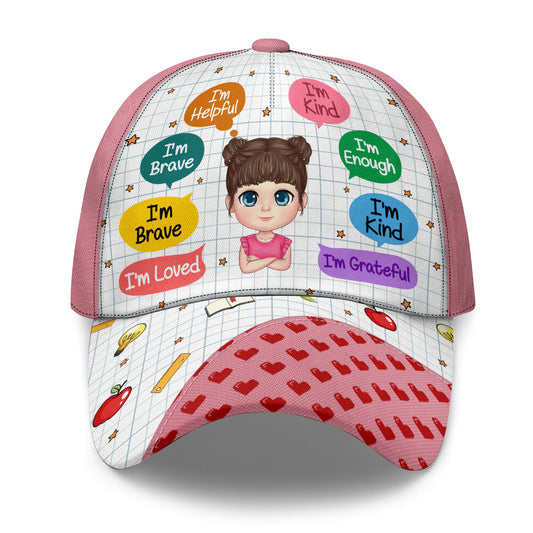I'm Kind I'm Brave | Personalized Classic Cap JSCCPH1255L