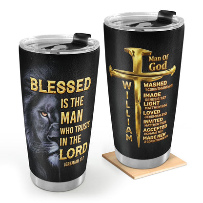 Man Of God | Personalized Stainless Steel Tumbler