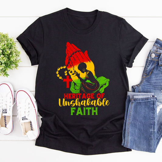 Heritage Of Unshakable Faith |  2D Unisex T-shirt