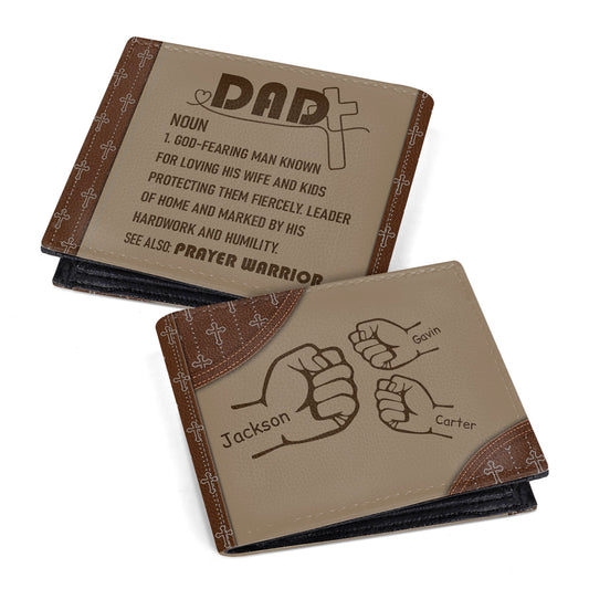 Dad Definition | Personalized Folded Wallet For Men
