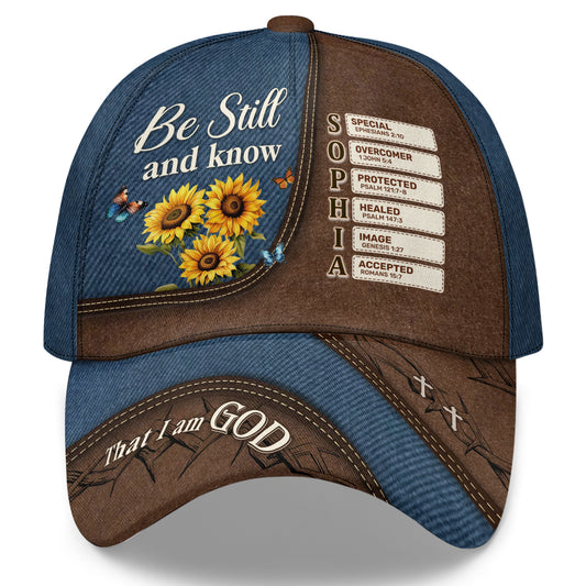Be Still And Know That I Am God | Personalized Classic Cap