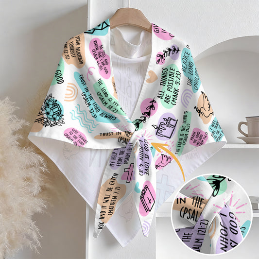 My Daily Bible Affirmations | Personalized Shawl Wrap