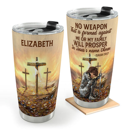 No Weapon  | Personalized Stainless Steel Tumbler