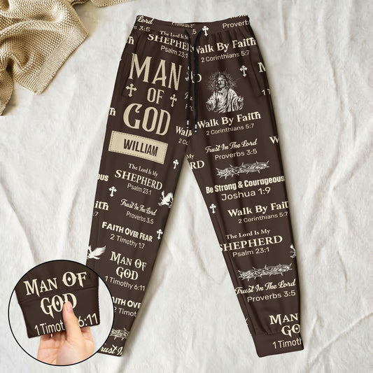 The Lord Is My Shepherd | Personalized Sweatpants