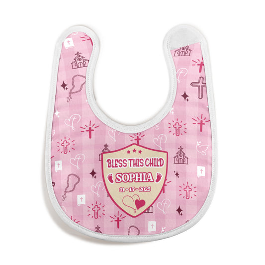 Bless This Child | Personalized Baby Bib