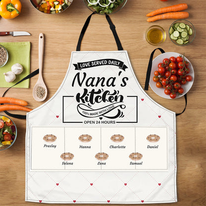 Grandma's Kitchen | Personalized Apron With Pocket