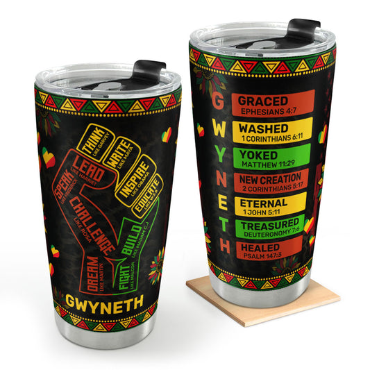 God Says I Am | Personalized Stainless Steel Tumbler