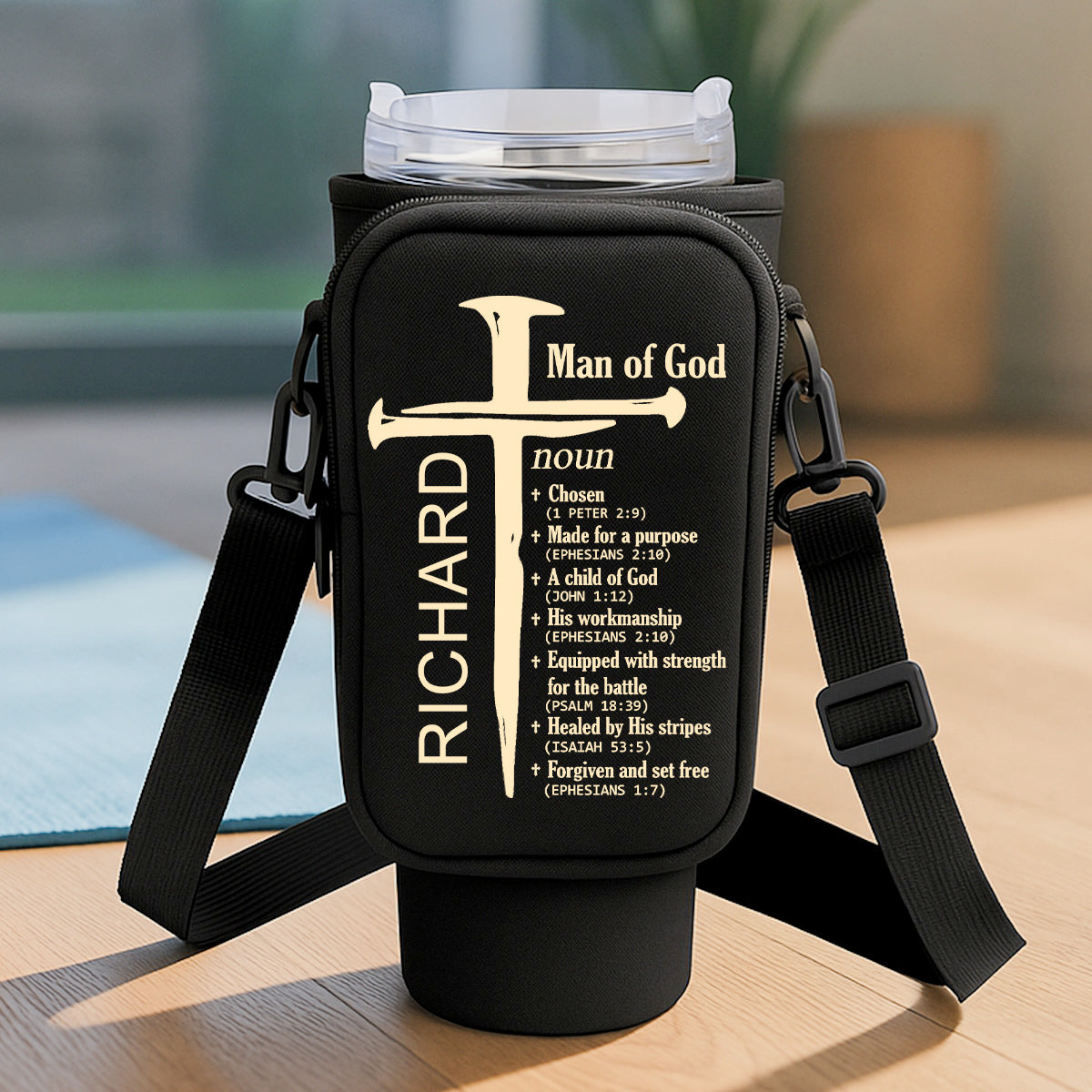 A Child Of God  | Personalized Tumbler Holder Bag