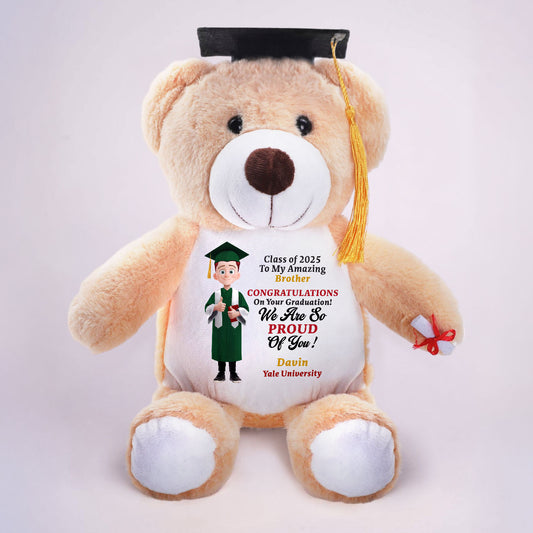 Congratulations On Your Graduation | Personalized Graduation Teddy Bear