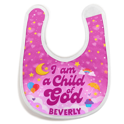 I Am A Child Of God | Personalized Baby Bib