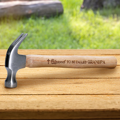 Blessed To Be Called Grandpa | Personalized Wooden Hammer